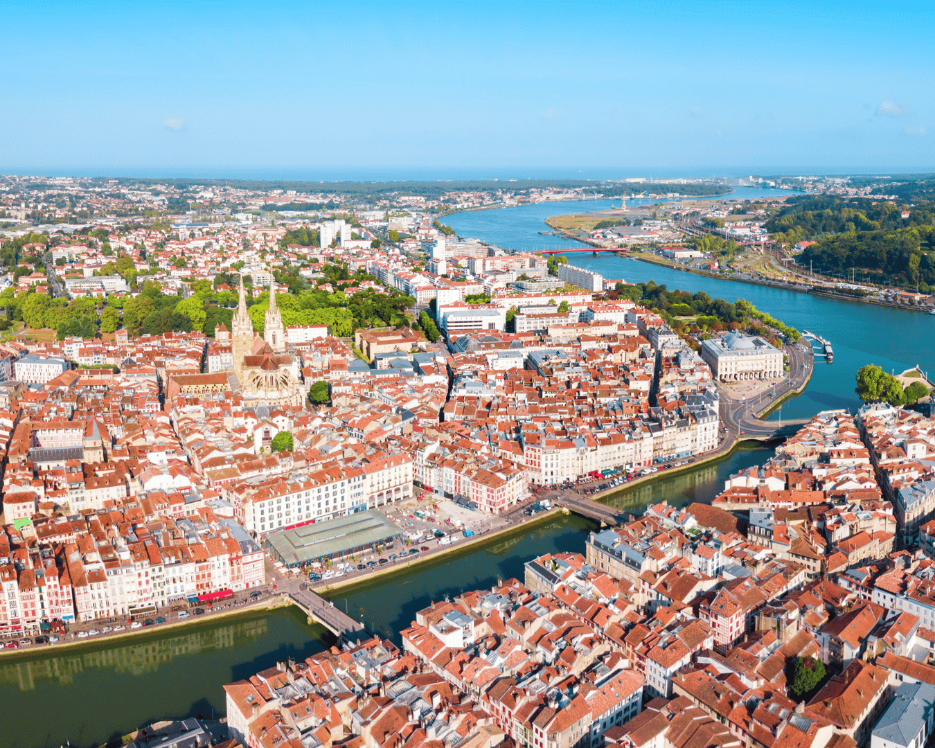 Photo aérienne de Bayonne