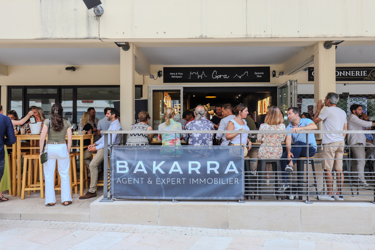 banderole bakarra immobilier biarritz st charles